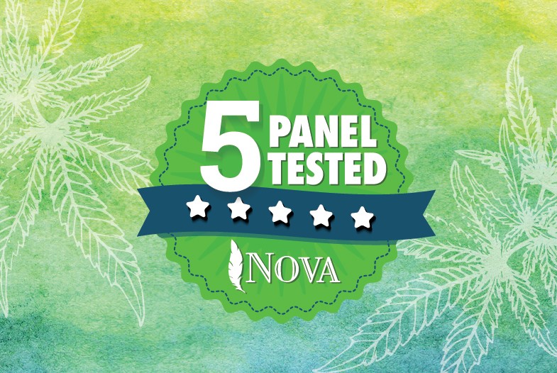 nova brands 5 panel test
